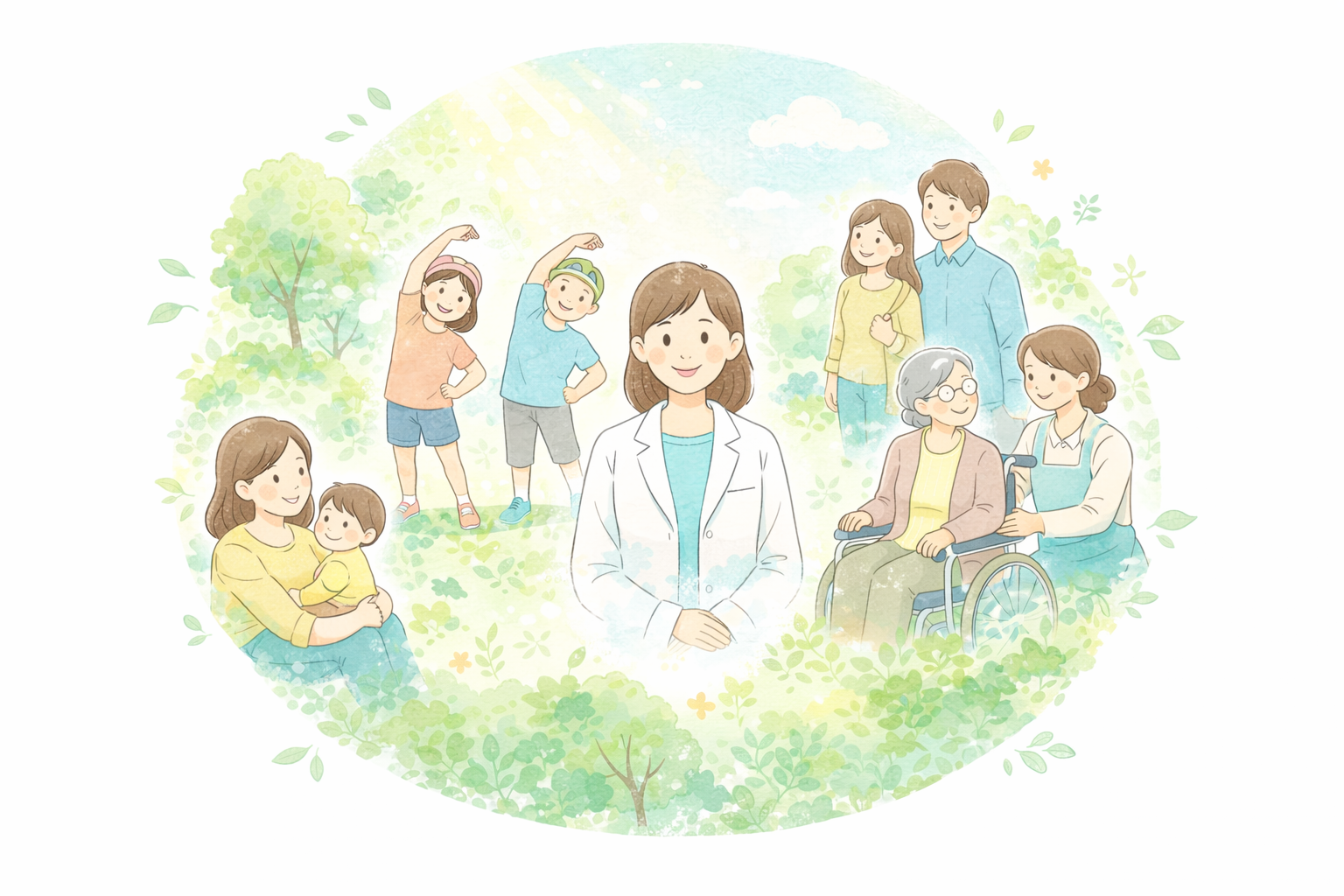 地域の健康の拠点。こどもからお年寄りまで。